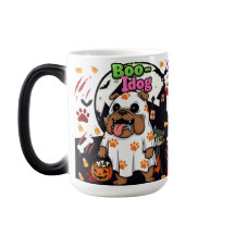 Halloween Hond "Boo Idog" Spooky Paw met Kat