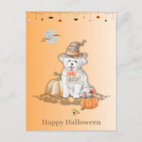 Halloween Hond Dragen Pet Halloween Snoep Kaart