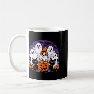 Halloween Hond Geest Halloween Hond Grappig Mannen Koffiemok