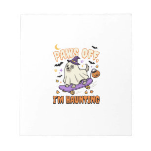 Halloween Hond Griezelige Skate Ride Notitieblok