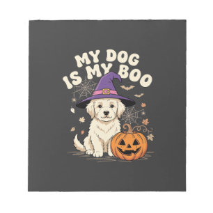 Halloween Hond Mijn Hond Is Mijn Boo Notitieblok