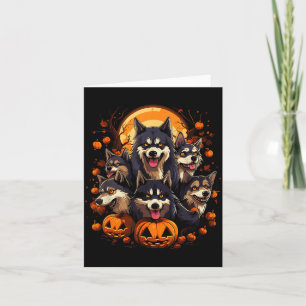 Halloween Honden T-Shirt2 Kaart