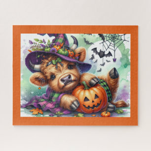 Halloween Hoogland Koe Jigsaw Puzzel