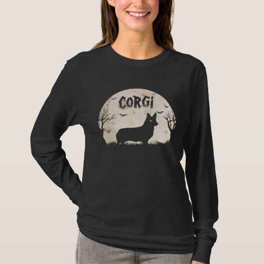 Halloween Horror Corgi T-shirt (Voorkant)