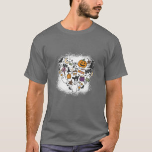Halloween Horror Costume Pumpkin Vampire Ghost Boy T-shirt