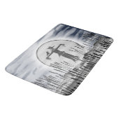 Halloween Horror Creepy Scarecrow Bath Mat (Gekanteld)