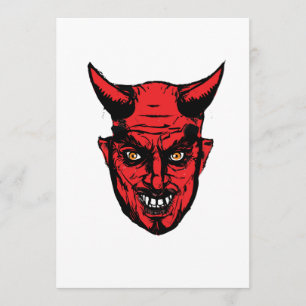 Halloween Horror Devil Gift Kaart