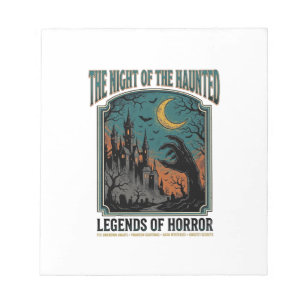 Halloween Horror Geheime Nacht Vintage Griezelen_1 Notitieblok