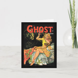 Halloween Horror Ghost Comic Book Retro SC Kaart