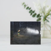 Halloween Horror House Briefkaart (Staand voorkant)