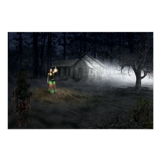 Halloween Horror House Perfect Poster (Voorkant)