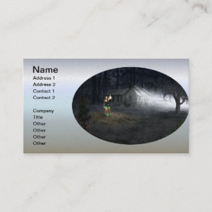 Halloween Horror House Visitekaartje