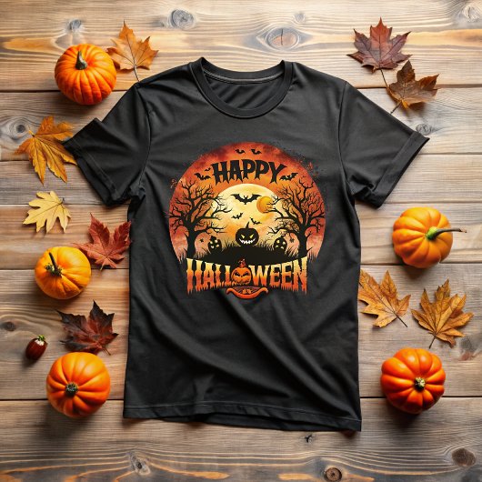 Halloween Horror Landscape T-shirt