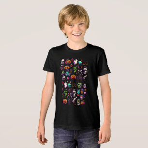 Halloween Horror & Monster Icon Art T-shirt