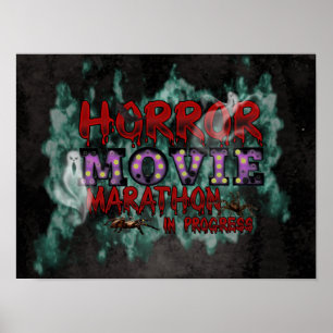 Halloween Horror Movie Marathon aan de gang Poster