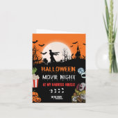 Halloween Horror Movie Night Party Invitation (Dos)