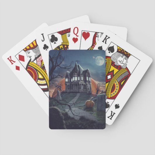Halloween Horror Night Pokerkaarten (Achterkant)