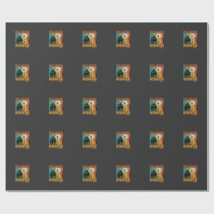 Halloween Horror Night Spokenhuis Vector_1 Cadeaupapier