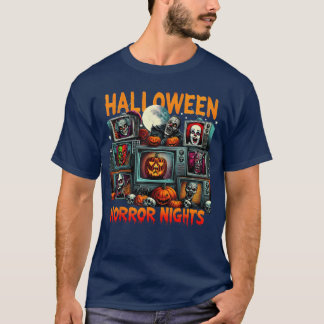 Halloween Horror Nights griezelfilm familie T-shirt