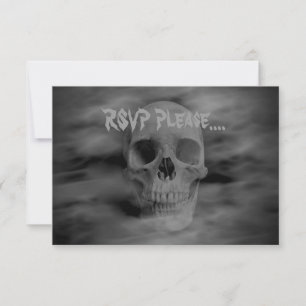 Halloween horror RSVP Kaartje