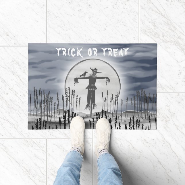 Halloween Horror Scarecrow Trick or treat Deurmat (Binnen)