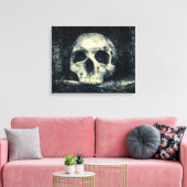 Halloween Horror Skull Canvas Afdruk (Insitu (Woonkamer))