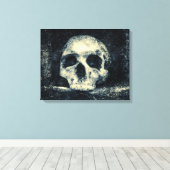 Halloween Horror Skull Canvas Afdruk (Insitu (Houten vloer))
