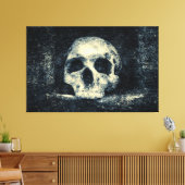 Halloween Horror Skull Canvas Afdruk (Insitu (Woonkamer))