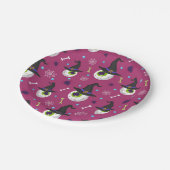 Halloween Horror Spooky Eyeball Witch Pet Spider Papieren Bordje (Gekanteld)