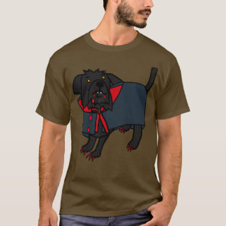 Halloween Horror Vampire Dog T-shirt