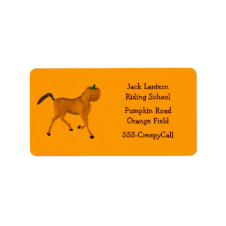 Halloween Horse Etiket