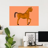 Halloween Horse Poster (Thuiskantoor)