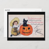 Halloween, hou de Goblins weg  Briefkaart (Voorkant / Achterkant)