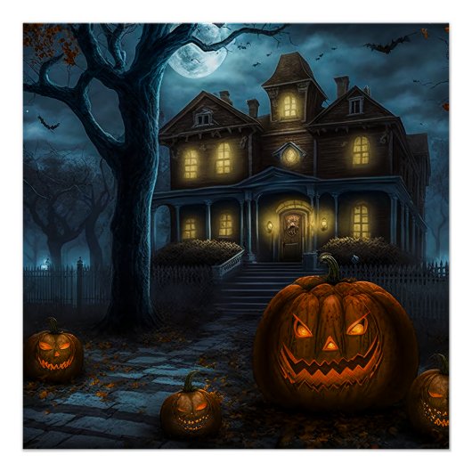 Halloween House Perfect Poster (Voorkant)