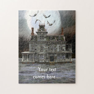 Halloween House Puzzle Legpuzzel