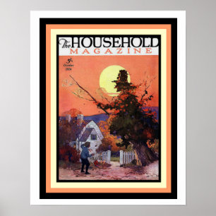 Halloween Household Magazine Hoesje Poster 16 x 20
