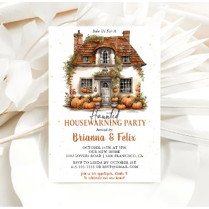 Halloween Housewarming Feest Kaart
