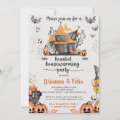 Halloween Housewarming Party Kaart (Voorkant)