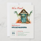 Halloween Huis Warming Monster Thuis Graven Grappi Kaart (Voorkant)