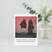 Halloween Humor Briefkaart (Staand voorkant)