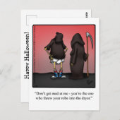 Halloween Humor Briefkaart (Voorkant / Achterkant)