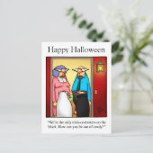 Halloween Humor Briefkaarten "Spectickles" (Staand voorkant)