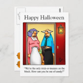 Halloween Humor Briefkaarten "Spectickles" (Voorkant / Achterkant)