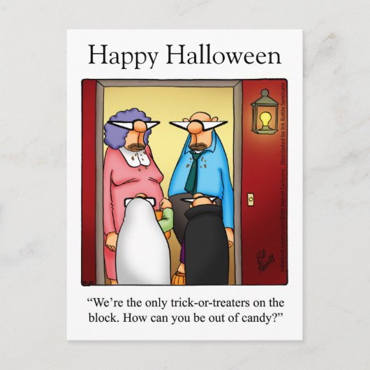 Halloween Humor Briefkaarten "Spectickles" (Voorkant)
