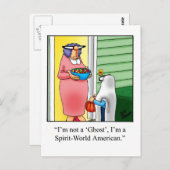 Halloween Humor Briefkaarten "Spectickles" (Voorkant / Achterkant)