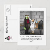 Halloween Humor Briefkaarten "Spectickles" (Voorkant / Achterkant)