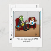 Halloween Humor Briefkaarten "Spectickles" (Voorkant / Achterkant)