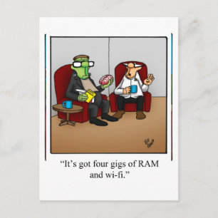 Halloween Humor Briefkaarten "Spectickles"