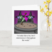 Halloween Humor Card - Specificaties Kaart (Gele Bloem)