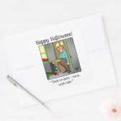 Halloween Humor "Cash Only" Sticker (Envelop)